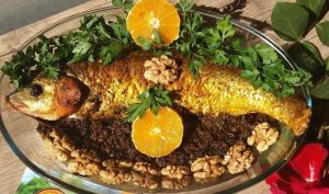 ماهی شکم پر حشو آبادانی