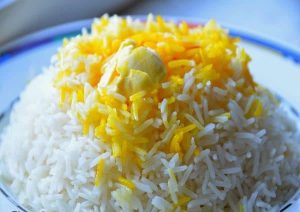 چلو کره زعفرانی